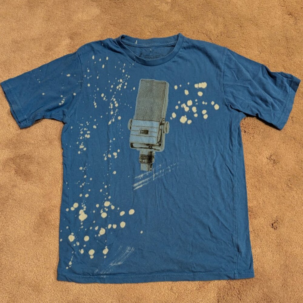 Threads 4 Thought Blue Microphone T-shirt